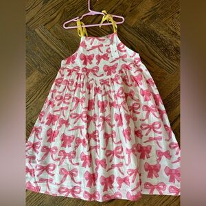 New With Tags Pink Chicken Bow Print Sundress in Girls 10
